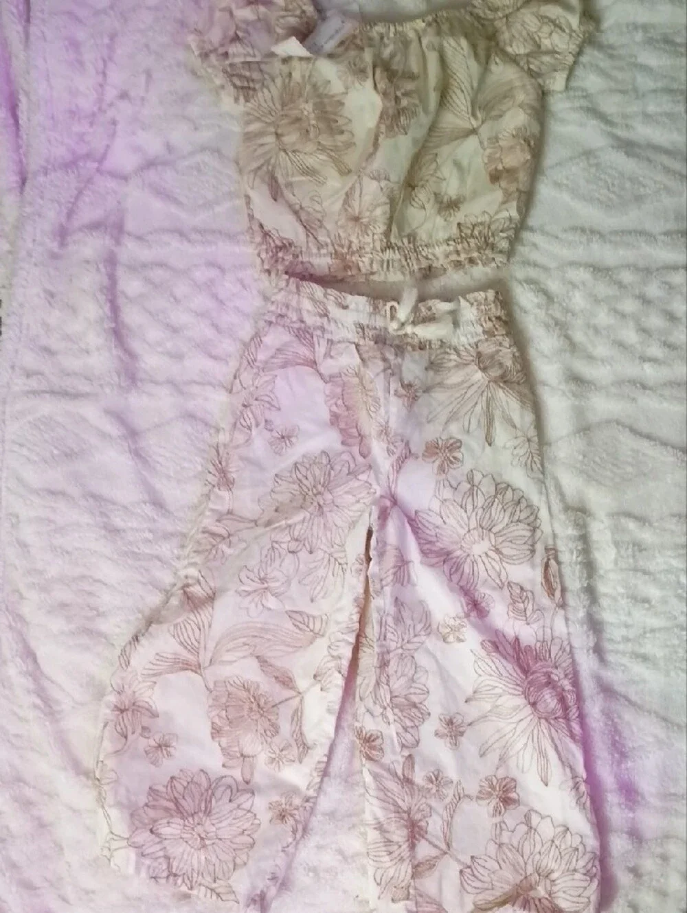 cupcake and cashmere kids cream jumpsuit